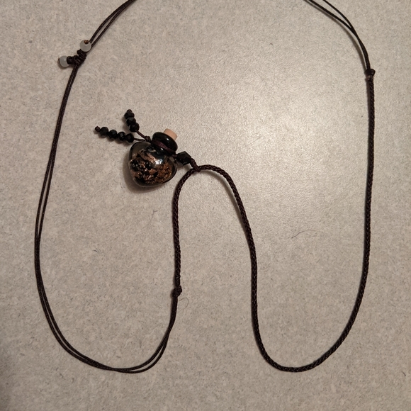 Glass Heart Bottle Necklace - Picture 5 of 6